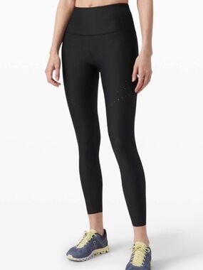Lululemon zoned in black tight size 4